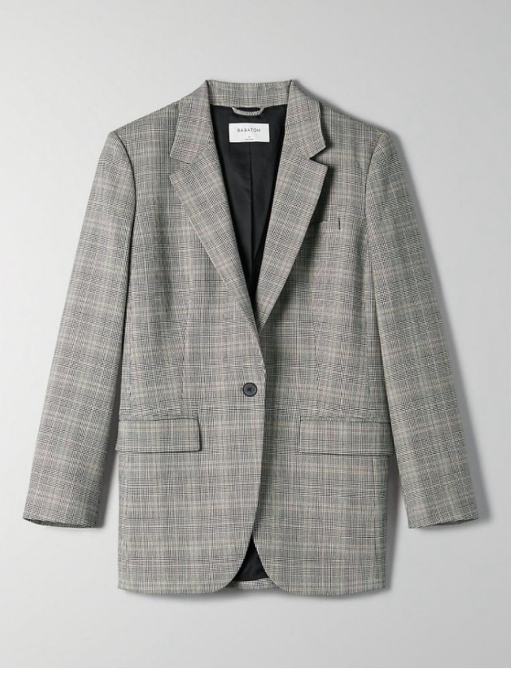 Aritzia Babaton Lockwood blazer in glen check